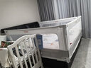 丸丫K2婴儿床围栏防摔防护栏床边防掉档板免打孔斜床头专用三面1.8*2 实拍图