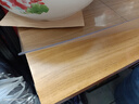 古私 桌垫透明桌布缝纫机桌面垫防水防油PVC软玻璃垫缝纫机桌子垫 家用PVC桌垫定制 联系客服 实拍图