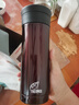 膳魔师（THERMOS）保温杯470ml高真空不锈钢办公家用带茶漏水杯CMK-501 CBW 实拍图