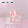星巴克（Starbucks）桃花女神杯粉色渐变玻璃吸管杯550ml办公室冷水杯女圣诞礼物 实拍图