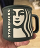 星巴克（Starbucks）墨绿色女神款陶瓷马克杯办公室咖啡杯子320ml男女生圣诞礼物 实拍图