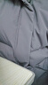 京东京造羽绒服男鸭绒加厚防寒工装面包服短款冬季外套衣服 灰色 XL 实拍图