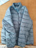 网易严选90鸭绒轻薄羽绒服保暖0压感排骨羽绒内胆防泼水蓄热抗菌外套 A款25新品90鲜绒立领-水墨黑 L 实拍图