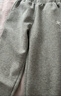 特步童装儿童针织长裤男女童通码密热绒撞色爬条肤感胶浆印花针织长裤 中麻灰26 160 cm 实拍图