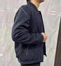 罗蒙（ROMON）外套男时尚夹克男士行政商务休闲立领棒球服上衣男深兰XL 实拍图