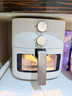 美的（Midea）家用空气炸锅免翻面25年新款 透明可视大窗口空气炸锅蒸烤一体 实用大容量5.3L 易用旋钮 KZE5383  实拍图