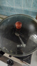 炊大皇炒锅铁锅健康0无涂层蜂窝纹32cm家用炒菜锅玄铁XT32CGH 实拍图