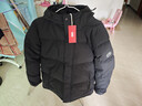 京东京造羽绒服男鸭绒加厚防寒工装面包服短款冬季外套衣服 黑色 L 实拍图