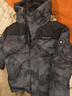 鸭鸭（YAYA）本命年羽绒服男女2025年冬季新款短款连帽时尚男士加厚保暖外套 黑青迷彩色 XL (180) 【建议150-170斤】 实拍图