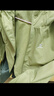 骆驼（CAMEL）薄绒风衣女户外防泼水修身梭织外套 J23CAYL6066 青果绿 L 实拍图