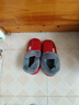 俞兆林（YUZHAOLIN）棉拖鞋女居家保暖棉鞋男pu防水包跟月子拖鞋 YS102 实拍图