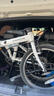大行（DAHON）青春版P8折叠自行车20寸8速成人超轻男女式单车KAC081 亮面白 实拍图