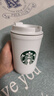星巴克（Starbucks）保温保冷杯355ml咖啡杯车载水杯子男女士雪地白女神款生日礼物 实拍图