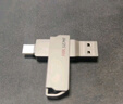 海康威视（HIKVISION）128GB 固态U盘双接口手机U盘Type-C/USB3.2读速520MB/s华为苹果Iphone16电脑大容量高速优盘S500 实拍图