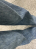 真维斯（Jeanswest）复古蓝阔腿牛仔裤女款秋冬新款高腰垂感直筒宽松小个子拖地裤子女 复古蓝长裤 L 实拍图