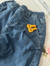 巴拉巴拉童装儿童牛仔裤男童女童加绒裤子秋冬宽松哈伦裤 牛仔深蓝88301 110 cm 实拍图