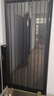 金刚网折叠纱门防蚊防猫狗老鼠防盗隐形伸缩铝合金纱窗 单开全新180度拉平铝板纱门（黑纱） 实拍图