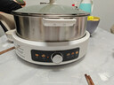 小熊（Bear）0涂层电火锅火锅专用锅电锅家用6-8个人不粘分体式可拆洗多功能电蒸锅不锈钢电煮锅6L火锅锅F60L2  实拍图