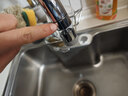 潜水艇（Submarine）QP-3起泡器铜材质面盆菜盆龙头可用防溅360度旋转花洒气泡双出水 实拍图