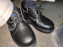 蓝鸥盾劳保鞋男冬季防砸钢包头防刺安全工作牛皮防水工地鞋088A 45 实拍图