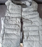 雪中飞经典新款基础舒适轻薄羽绒便捷短款保暖羽绒小马甲轻盈便携舒适 静谧灰|8210-女 L 170/92A 实拍图