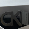 Calvin KleinJeans男士真皮商务休闲ck双面金属字母带头牛皮革腰带皮带礼物 003-太空黑 90cm 实拍图