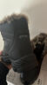 全洲狼 雪地靴男冬季新款东北棉鞋男大码抗寒防水加绒保暖轻便防滑靴子 黑色棉鞋-升级版 加绒 42 (260mm) 实拍图