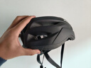 喜德盛（xds）公路山地自行车水壶架挡泥板锁打气筒车前包坐垫套头盔尾灯配件 黑色头盔 L码 推荐头围59-61CM 实拍图