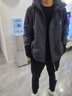 回力冲锋衣男女三合一户外防风防水登山服抓绒衣可拆卸夹克外套灰黑 实拍图