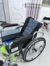 怡辉（YIHUI）轮椅老人带坐便器轻便折叠可躺大小便充气轮胎瘫痪骨折专用出行 实拍图