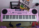 俏娃宝贝电子琴儿童61键初学者入门音乐乐器3-8岁女孩玩具钢琴男5生日礼物 粉自主学练版+分阶教程+琴架琴凳 实拍图