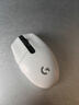 罗技（G）G304 LIGHTSPEED无线鼠标 游戏鼠标 轻质便携 绝地求生FPS鼠标英雄联盟LOL吃鸡 生日礼物 白色 实拍图
