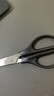 得力【超级爆款】得力(deli)3把170mm中号剪刀（2黑1蓝）办公生活家用手工剪纸刀 办公用品 33306 实拍图