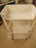 京东物流 书架推车式置物架移动落地储物架简易多层收纳架 3层 【带轮】容量升级 【稳固不晃】 实拍图