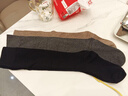 猫人jk小腿袜秋冬显瘦高筒女士长袜保暖空调袜黑色过膝长筒棉袜3双 实拍图