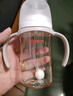 贝亲（Pigeon）PPSU双把手防胀气奶瓶240ml 丛林小兔 M号奶嘴 3月+ AA218 实拍图