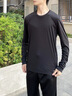 迪卡侬（DECATHLON）长袖t恤男春夏季跑步服男士打底衫速干衣运动跑步健身速干长袖 经典黑 XL 实拍图