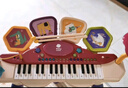 babycare儿童钢琴电子琴初学可弹奏多功能宝宝音乐节日玩具蓝牙款炫酷灯光 实拍图