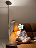 宜家（IKEA）ISJAKT伊思雅LED落地灯可调光镀镍现代简约北欧风 可调光的/镀镍 实拍图