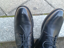意尔康男鞋圆头商务正装鞋春秋单鞋系带皮鞋德比婚鞋 53449W 黑色 41 实拍图