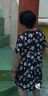 梵迪拉（F.DYRAA）泳衣女温泉显瘦连衣裙速干中老年妈妈泳装四件套11703深蓝黄花4XL 实拍图