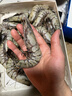 鲜京采 鲜冻大号黑虎虾 去冰净重2斤 31-40只/盒 斑节对虾 实拍图