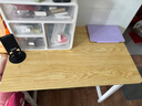 舒客艺家 电脑桌台式小户型小桌子家用学习桌写字办公书桌电竞长条桌子 木纹白架单桌80*50*74 加固电脑桌 实拍图