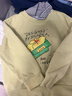 巴拉巴拉童装儿童卫衣男童女童加绒高领打底上衣秋冬装假两件内搭 黄绿41122 110 cm 实拍图