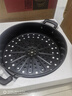 荣事达（Royalstar）电炒锅铸铁一体多功能家用炒菜锅大容量煮饭蒸炖电煮锅大功率电火锅加厚不粘笼屉电蒸锅定时电热锅 24.5L 【定时-加厚款】36cm带双不粘黑蒸笼 实拍图