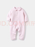 优衣库婴幼儿宝宝压线连体衣长袖爬爬服婴儿衣服478819 01 乳白色 70cm 实拍图