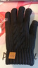 沪尚美馆手套男女冬保暖加绒户外骑车骑行针织毛线手套情侣冬天防寒棉手套 黑色贴标-双层加绒加厚-男款 实拍图