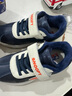 SNOOPY史努比童鞋儿童运动鞋冬季短绒二棉鞋男女童保暖跑鞋2870深蓝米30 实拍图