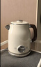 美的（Midea）艺术家电热水壶  烧水壶自动断电保温一体  1.6L大容量电热水壶 316L不锈钢恒温壶 精准控温 63-Q 实拍图