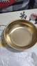 【韩剧同款】加厚不锈钢干锅海鲜锅火锅金色平底浅锅双耳锅泡面锅 迷你款17cm【金色】双柄汤锅 实拍图